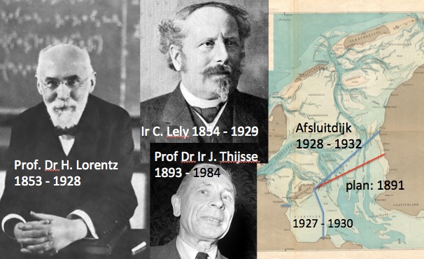 Lezing: Lely, Lorentz, Thijsse en de Afsluitdijk Lezing: Lely, Lorentz, Thijsse en de Afsluitdijk