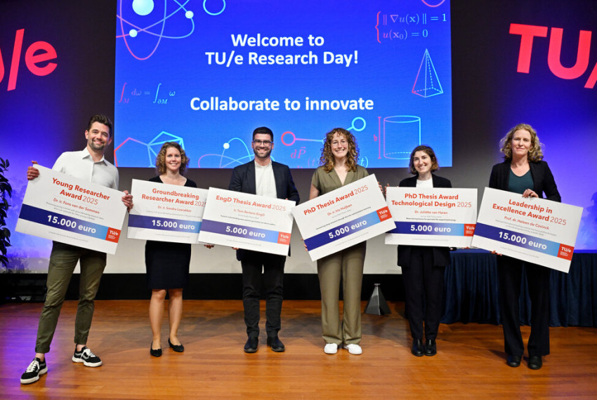 Innovation thrives on collaboration; this is the theme of Research Day 2025 On behalf of Rector Magnificus Silvia Lenaerts, we would like to invite you to theĀ TU/e Research Day 2025. TheĀ inspiring annual event where people meet and cutting-edge research, innovation, and academic excellence take centre stage. This year's theme is 'Collaborate to Innovate'. We celebrate the awarding of TU/e honorary doctorate prof. dr. Henry Chesbrough and theĀ lustrum of the Eindhoven Institute for Renewable Energy Systems (EIRES), reflecting the journey and envisioning the future of open innovation and the fourth generation university within the Brainport, national and European landscape.