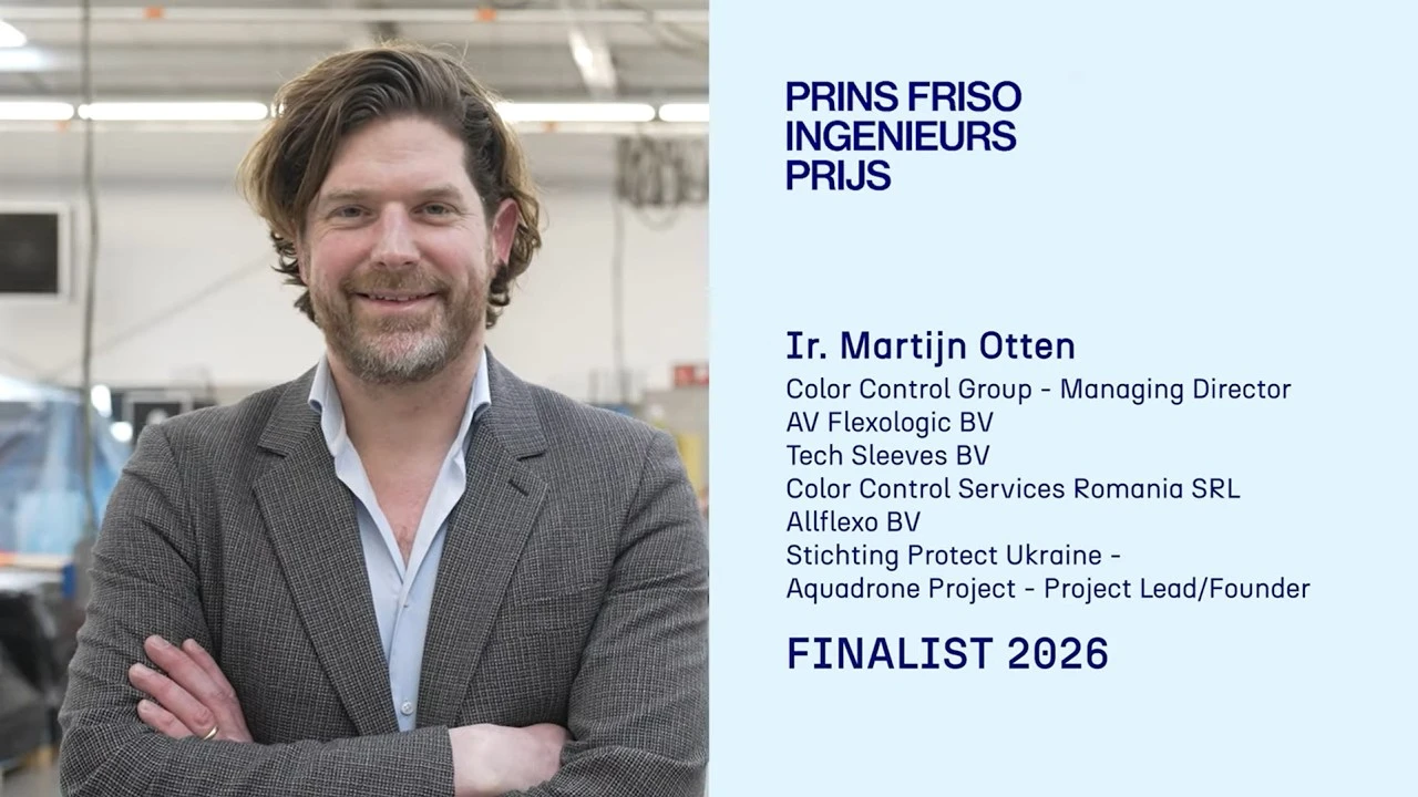 Finalist Martijn Otten - Prins Friso Ingenieursprijs 2026
